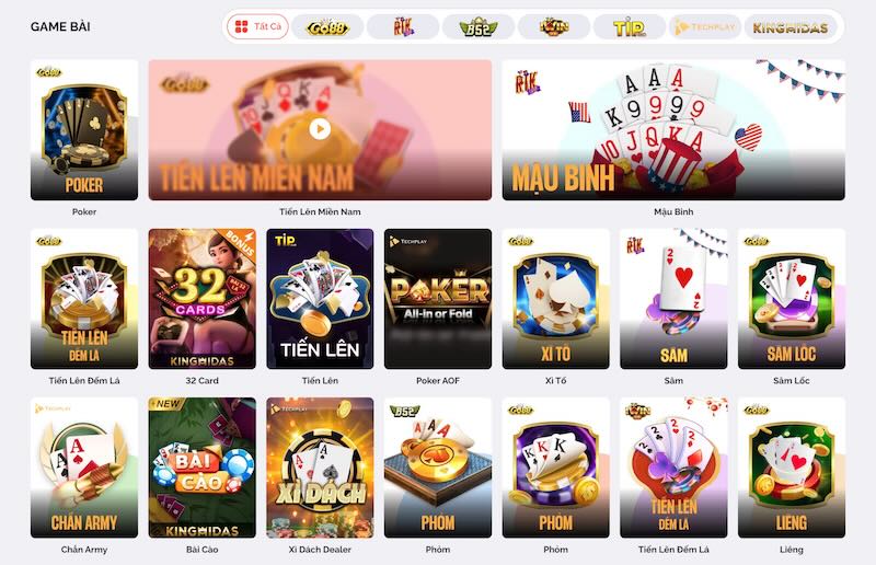 Đang dạng về các thể loại game